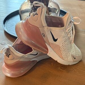 Nike Women's Blush and White Air Sneakers